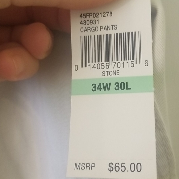 F24-Izod. Mens beige pants..34×30 - Picture 2 of 4